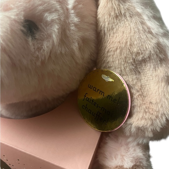 Pink Plush huggable Bunny with heat pack inside - NWT - Picture 3 of 4